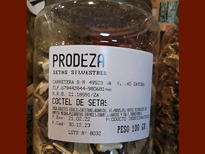 Coctel de Setas Deshidratada